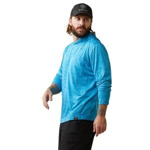 Ariat Mens Rebar Evolution Hooded Sun Shirt Size 2XL